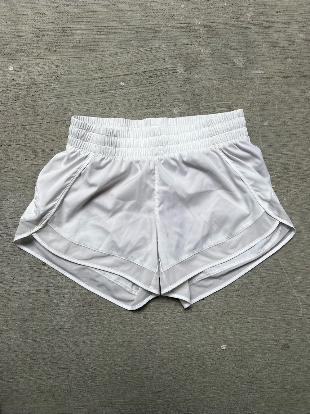 Athleta White Athletic Shorts